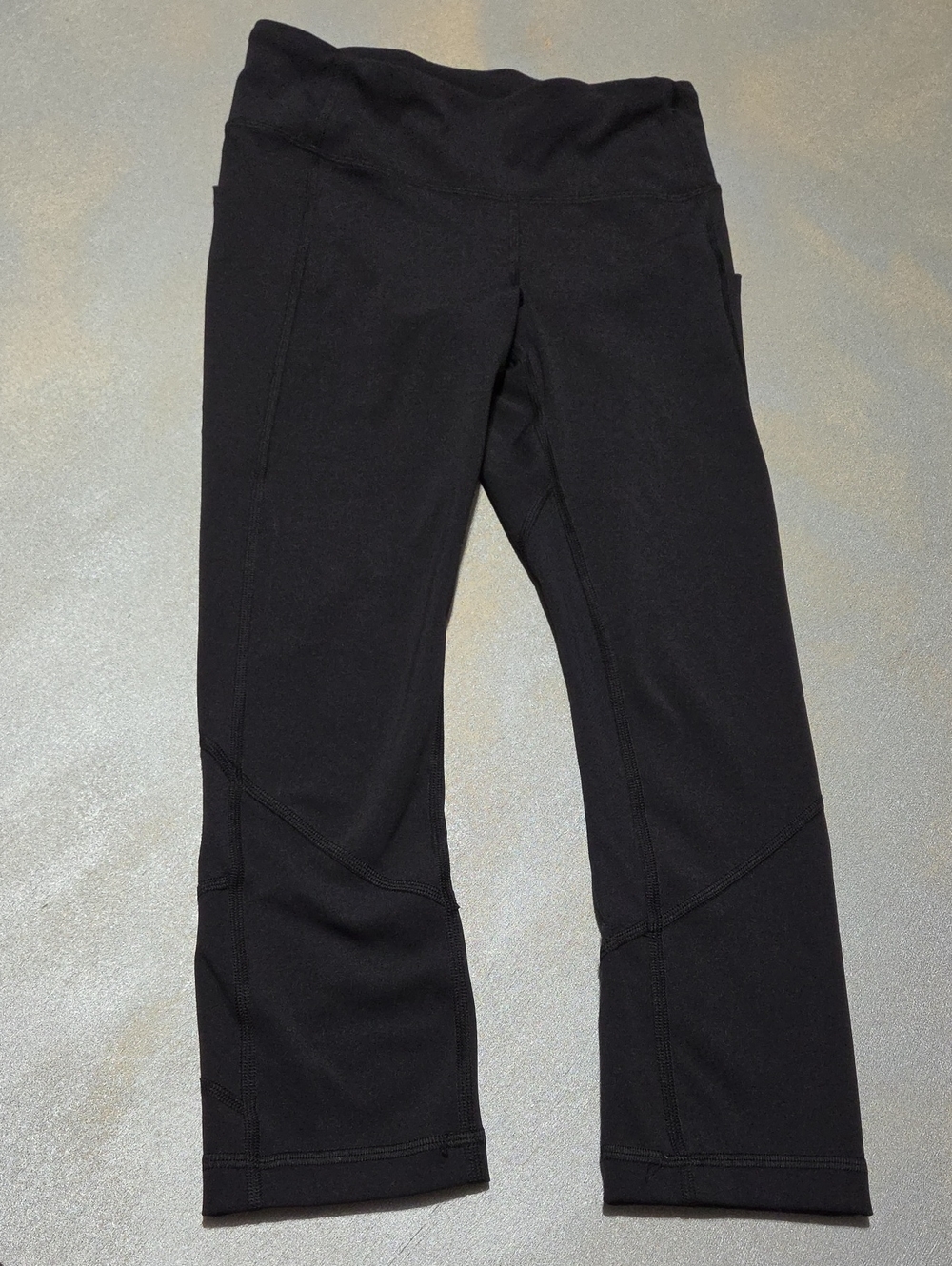 lululemon athletica Black Capri Yoga Pants